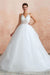 Halter Open Back Appliques Tulle Wedding Dress - Wedding Dresses
