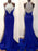 Halter Sleeveless Sweep/Brush Train With Beading Spandex Dresses - Prom Dresses