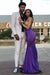High Collar Sleeveless Floor Length Open Back Prom Dresses - Prom Dresses