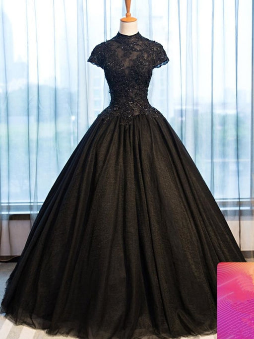 Gothic Victorian Black Wedding Dresses Sweetheart Corset Back Taffeta  Bridal Gowns Full Ball Gown Aline Sleeveless Strapless -  Canada