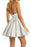 Hot V-Neck Appliques Mini Sleeveless Cocktail A Line Cute Short Homecoming Dress - Prom Dresses