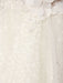 Ivory Backless Lace Applique Tulle Sequins Wedding Dress  misshow