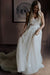 Ivory Lace Applique Tulle Sweetheart Strapless A-Line Beach Wedding Dress - Wedding Dresses