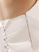 Ivory Mermaid Court Train Bridal Wedding Dress with Strapless