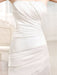 Ivory Mermaid Court Train Bridal Wedding Dress with Strapless