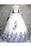 Ivory Sleeve Tulle Prom with Appliques Puffy Appliqued Long Evening Dress - Prom Dresses