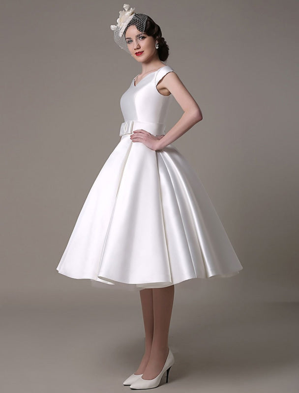 Retro Tea Length Dress