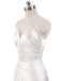 Ivory Wedding Dresses Strapless Mermaid Evening Dresses V Neck Sleeveless Split Beach Bridal Gown With Court Train
