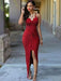 Jewel Ankle-Length Spandex With Beading Asymmetrical Dresses - Prom Dresses
