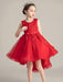 Flower Girl Dresses Jewel Neck Sleeveless Embroidered Kids Party Dresses