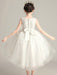 Flower Girl Dresses Jewel Neck Sleeveless Embroidered Kids Party Dresses