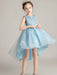 Flower Girl Dresses Jewel Neck Sleeveless Embroidered Kids Party Dresses