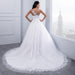 Lace Appliques Ball Gown Wedding Dresses - wedding dresses