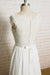 Lace Chiffon A-line Court Train Wedding Dress - Wedding Dresses