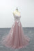 Lace Tulle Spaghetti Strap A-line Wedding Dress - Wedding Dresses