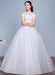 Lace Wedding Dress Off The Shoulder Floor Length Lace Up Applique Bridal Dress With Beads Sequins