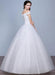 Lace Wedding Dress Off The Shoulder Floor Length Lace Up Applique Bridal Dress With Beads Sequins