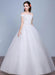 Lace Wedding Dress Off The Shoulder Floor Length Lace Up Applique Bridal Dress With Beads Sequins