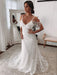 Lace Wedding Dress With Train Ivory A-Line Sleeveless V-Neck Backless Bridal Gowns