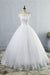 Latest Lace-up Tulle Appliques A-line Wedding Dress - Wedding Dresses