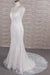Latest V-neck Appliques Tulle Mermaid Wedding Dress - Wedding Dresses