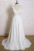 Latest V-neck Lace Chiffon A-line Wedding Dress - Wedding Dresses