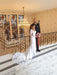 Long Sleeves Lace Appliques Mermaid Wedding Dresses - Ivory / Floor Length - wedding dresses