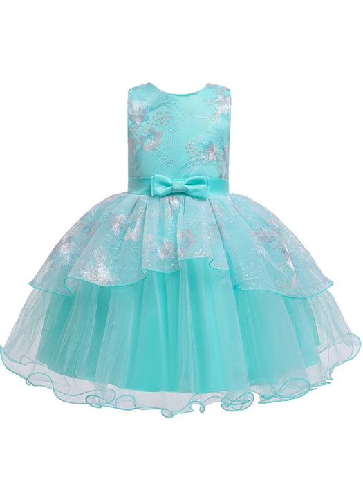 Flower Girl Dresses Sleeveless Tutu Gown Baby Flower Girl Dresses