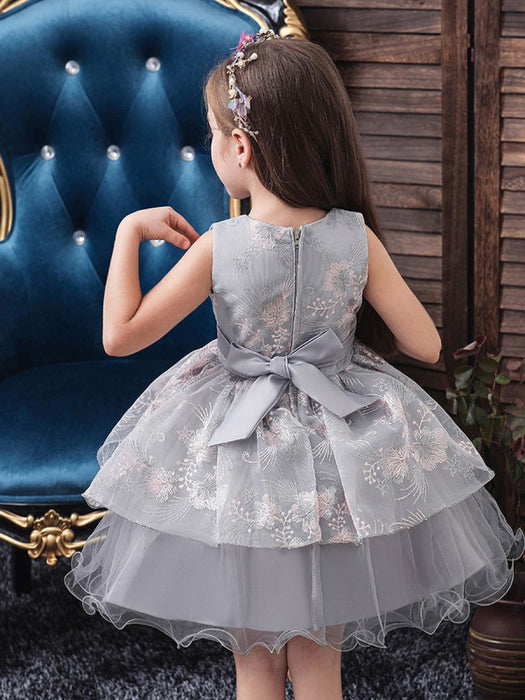 Flower Girl Dresses Sleeveless Tutu Gown Baby Flower Girl Dresses