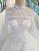 Luxury High Neck Lace Ball Gown Wedding Dresses - wedding dresses