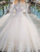 Luxury High Neck Lace Ball Gown Wedding Dresses - wedding dresses