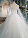 Luxury High Neck Lace Ball Gown Wedding Dresses - wedding dresses