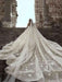 Luxury Long Sleeve V Neck Royal Ball Gown Wedding Dresses - wedding dresses