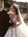 Luxury Long Sleeve V Neck Royal Ball Gown Wedding Dresses - wedding dresses