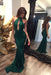 Marvelous Fabulous Fascinating Sexy Halter Mermaid Prom Jade Backless Long Evening Dress - Prom Dresses