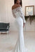 Mermaid Long Sleeves Off the Shoulder Wedding Dress - Wedding Dresses