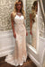 Mermaid Tulle Beach White Lace Appliques Wedding Dress - Wedding Dresses