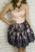 Mini Sweetheart Lace Homecoming Dress A Line Short Strapless Prom Gown - Prom Dresses