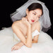 Multi-Layer Short Shoulder Length Wedding Veils | Bridelily - wedding veils