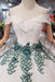 New Arrival Ball Gown Off the Shoulder Prom with Green Appliques Quinceanera Dress - Prom Dresses