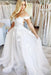 New Chapel Train Appliques Tulle Wedding Dress - Wedding Dresses