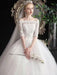Cheap Wedding Dresses Eric White Off The Shoulder Half Sleeves Ball Gown Soft Tulle Lace Up Floor Length Bride Dresses