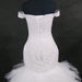 New Off the Shoulder Sequins Lace-up Mermaid Wedding Dresses - wedding dresses