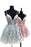 New Style Spaghetti Straps Short Homecoming Dresses Mini Lace Party Dress - Prom Dresses