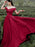 Off Shoulder Burgundy Satin Long Prom Dresses, Off the Shoulder Burgundy Formal Evening Dresses