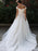 Off Shoulder White Tulle Long Prom Dresses, Off the Shoulder White Formal Graduation Evening Dresses 