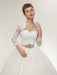 Off-The-Shoulder Lace Ball Gown Wedding Dresses - wedding dresses