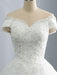 Off-the-Shoulder Lace Sequins Ball Gown Wedding Dresses - wedding dresses