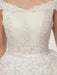 Off-the-Shoulder Lace-Up Ball Gown Wedding Dresses - wedding dresses