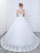 Off-the-Shoulder Lace-Up Ball Gown Wedding Dresses - wedding dresses